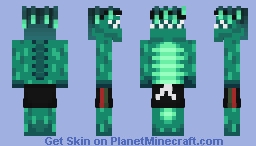 Hive crocodile sweat Minecraft Skin