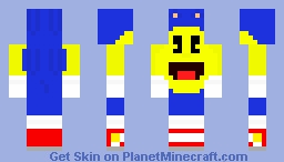 pac-man (sonic costume) Minecraft Skin