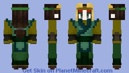 Avatar Kyoshi Minecraft Skin