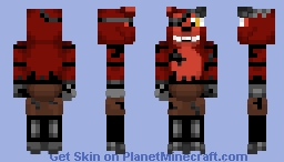Adventure withered foxy Minecraft Skin