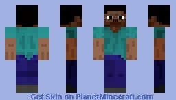 Realistic Steve Skin Minecraft Skin