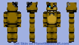 Golden freddy (movie) Minecraft Skin