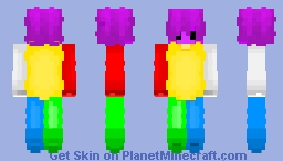 64 x 64 skittles Minecraft Skin