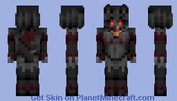 Hellhound | Monster Girl Encyclopedia (second variant) Minecraft Skin