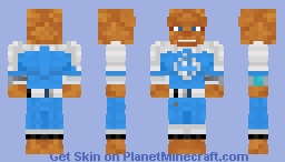 The Thing Ben Grimm Fantastic Four First Steps Minecraft Skin