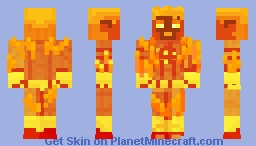 The Human Torch The Fantastic Four First Steps Minecraft Skin