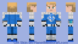 Jhonny Storm Fantastic Four First Steps Minecraft Skin