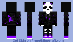 Cyber P4ND4 Minecraft Skin