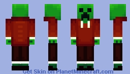 Hoodie Creeper Minecraft Skin