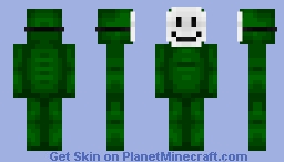 Little Green Speedrunner Minecraft Skin