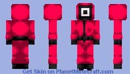 Pink Guards || Manager || SQUID GAME Minecraft Skin