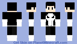 The Punisher - Marvel Comics - Frank Castle Minecraft Skin