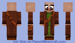 Villager_Number 1 With A Mustache Minecraft Skin