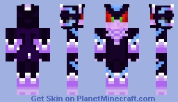 Mephiles the Dark Minecraft Skin