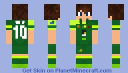 AtomGM - Persebaya Surabaya 2024 kit Home BRI liga1 Minecraft Skin