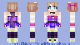 SUPERSTAR Neneko | The Battle Cats Minecraft Skin