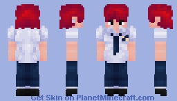 Yuri Hanamitchi-Rabin Angeles |AMNSE| (no glasses) Minecraft Skin