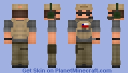 American Mercenary 64x (PMC) Minecraft Skin