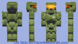 Halo infinite spartan Minecraft Skin
