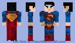 Superman battle Damage David Corenswet  2025 Minecraft Skin