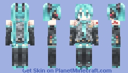 Hatsune Miku/初音ミク V2 Minecraft Skin