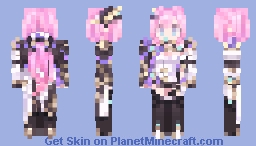 Elysia/爱莉希雅 (Houkai Impact/崩坏3) Minecraft Skin
