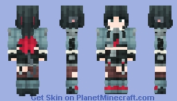 Jane Doe [Zenless Zone Zero] (Remake) Minecraft Skin