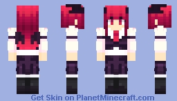 The Red Bat Moon Minecraft Skin