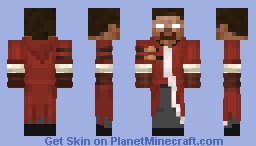 Herobrine cloat Minecraft Skin