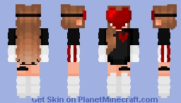 Heart  W Cape! Minecraft Skin