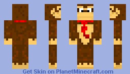 DONKEY KONG Minecraft Skin