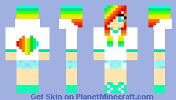 rainboe laday Minecraft Skin