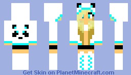 Panda Girl Minecraft Skin