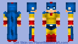 The Atom I (2nd costume) | DC comics Minecraft Skin