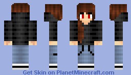 My First OC charater (50 sub special) Minecraft Skin