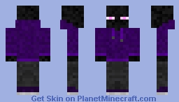 Enderman in a Hoodie! Minecraft Skin