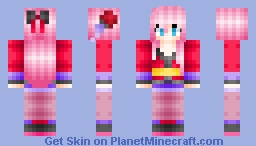 ❤∂αηιcα❤ - Megurine Luka (Kimono) Minecraft Skin