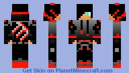 Red Monster Boy Minecraft Skin