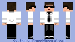 Secret Agent Minecraft Skin