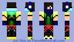 Colorful Teen Minecraft Skin