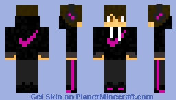 *Nike*Pink*Boy Minecraft Skin