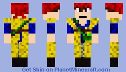 Dragon quest 8 hero skin Minecraft Skin