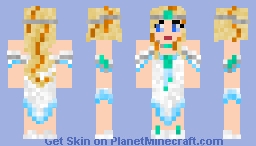 The Moon Godess ReTextured. Minecraft Skin