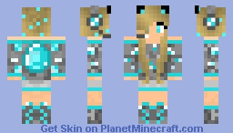 Diamond Girl Minecraft Skin