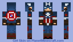 Captain America (Avengers:Age of Ultron) Minecraft Skin