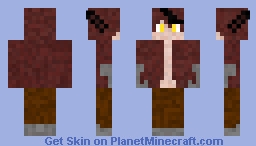 Foxy Human!(FNAF1) Minecraft Skin