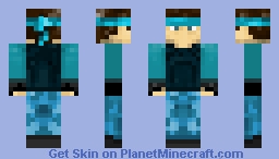 Solid Snake Blue Minecraft Skin