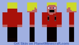 Red hoodie boy Minecraft Skin