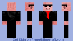 Bodyguard Pig Minecraft Skin