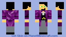 11th doctor Purple Coat [Time of the Doctor] Minecraft Skin